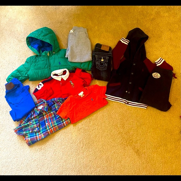 Polo Ralph Lauren, True Religion, 12m-24m clothing and coat. Bundle Deal - Picture 1 of 2